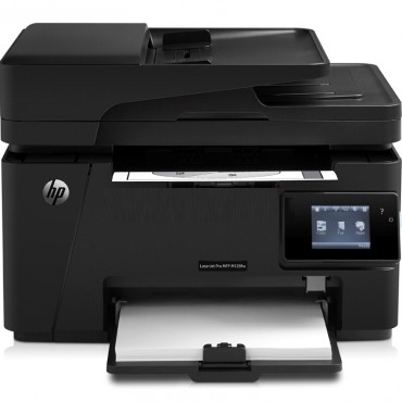 惠普HP LaserJet MFP M128fw一体机A4 打印 复印机扫描传真 有线/无线网打印