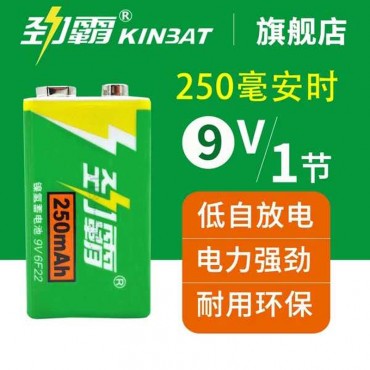 劲霸9V充电电池25...