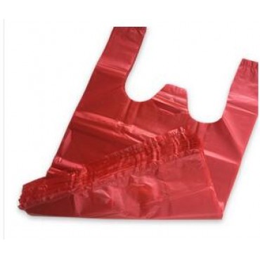 红色垃圾袋塑料袋手提式垃圾袋包装袋背心袋 26cm/32cm/55cm单捆装