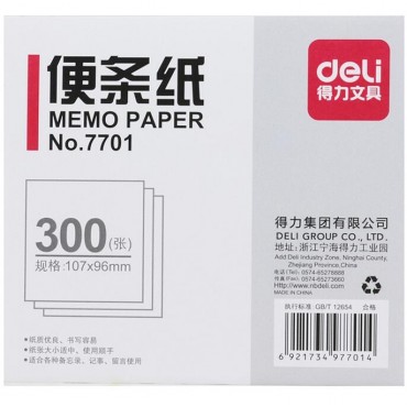 <strong style="color:red;">得力</strong> 7700 百事贴 91ｘ87mm/300张 便利贴 便签贴 N次贴 告示贴 不干胶标...