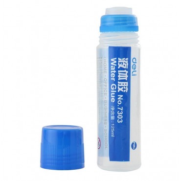 <strong style="color:red;">得力</strong>（deli）7303/7303z通用型液体胶水 单只装125ml 12只一盒