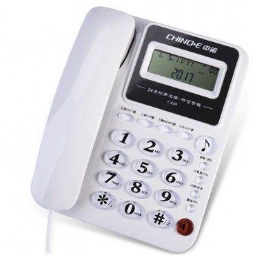 中诺C228电话机 家用商务办公室座式固定座机单机来电显示免电池